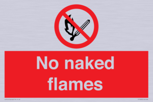 No naked flames